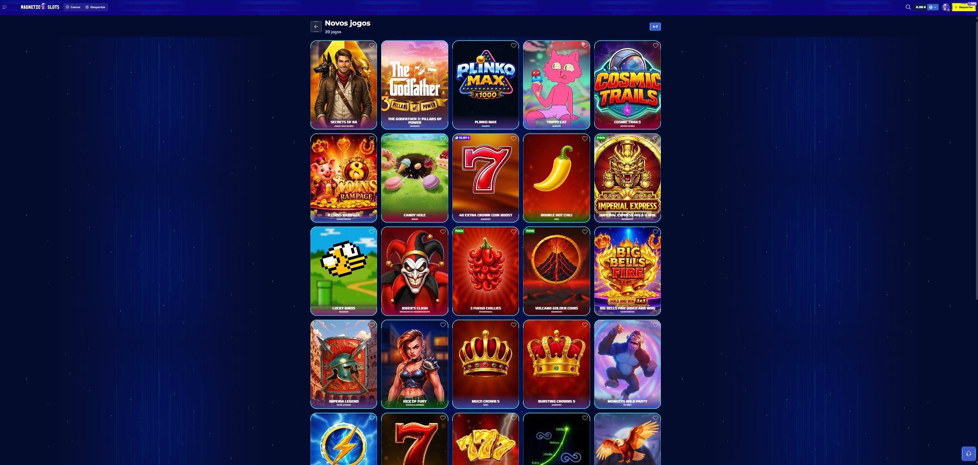 Magnetic Slots — Os jogos mais recentes